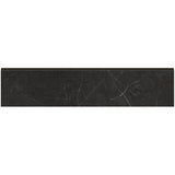 Anatolia Tile 3X12 Bn La Marca Nero Polished & Rectified Bullnose 4502-0280-0 Nero Venato 3x12 Bullnose Polished - premium natural stone mosaic tile from Anatolia Tile, available at PoshHaus showroom in Keene, NH