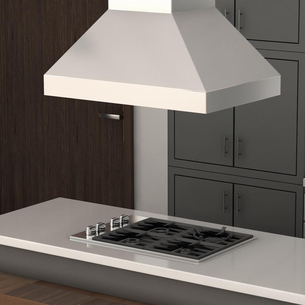 ZLINE Ducted Island Mount Range Hood in Stainless Steel (597i)