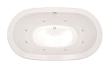 Hydro Systems NOE7040AWP-WHI NOELLE 7040 AC W/WHIRLPOOL SYSTEM-WHITE