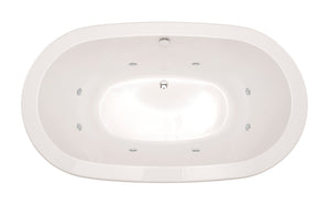 Hydro Systems NOE7040AWP-WHI NOELLE 7040 AC W/WHIRLPOOL SYSTEM-WHITE