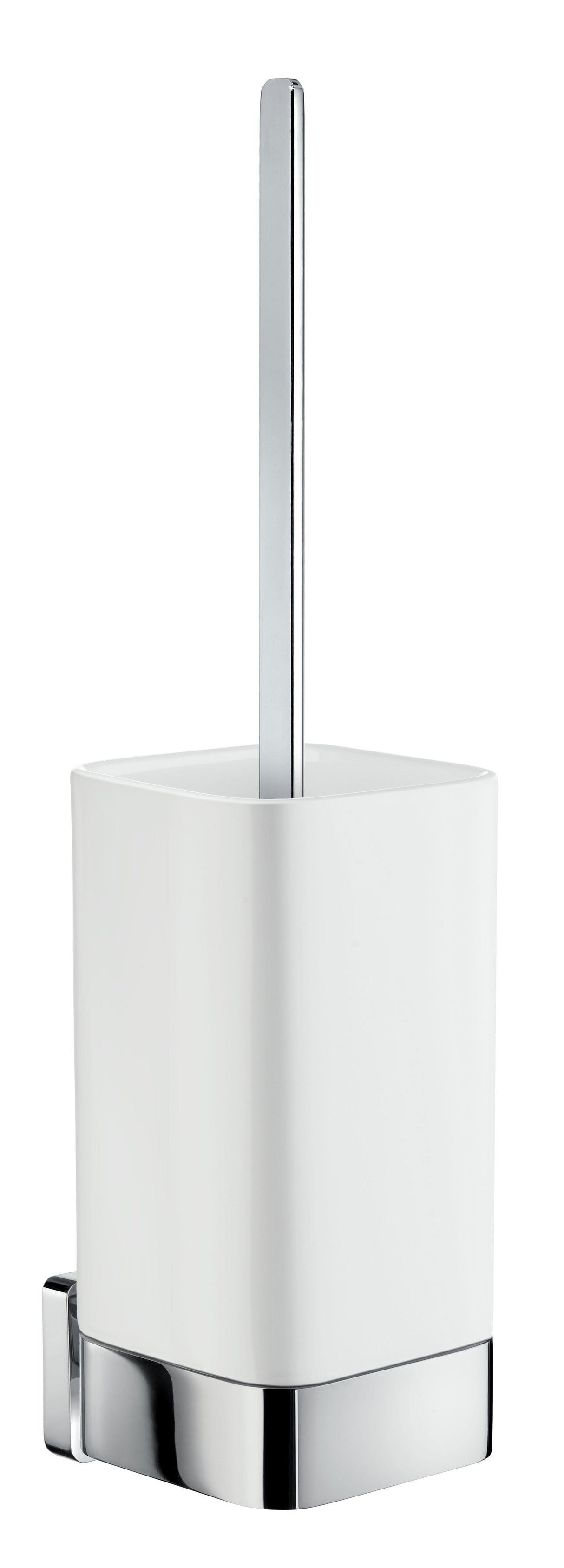 Smedbo Ice Toilet Brush including Container with container in Polished chrome