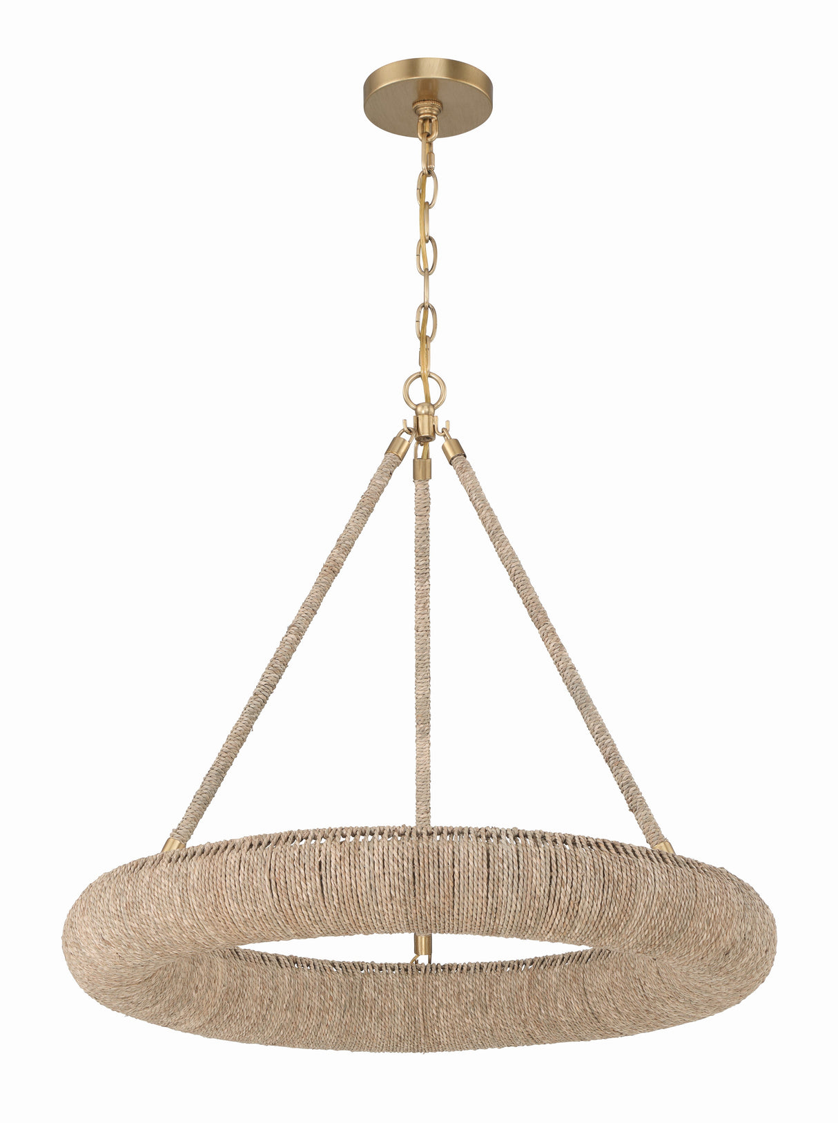 Oakley Integrated LED Soft Gold Chandelier OAK-7536-SG