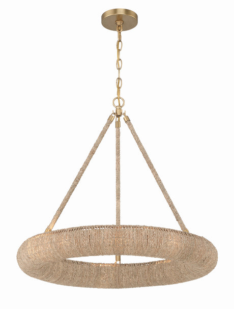 Oakley Integrated LED Soft Gold Chandelier OAK-7536-SG