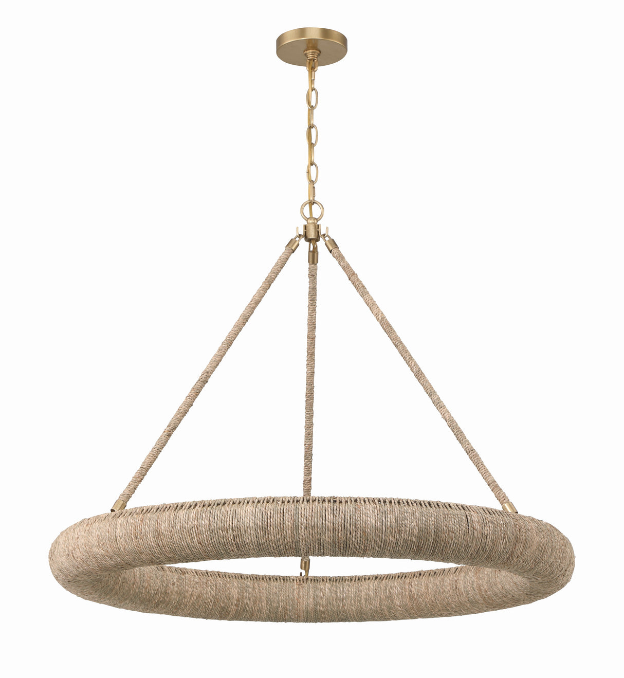 Oakley Integrated LED Soft Gold Chandelier OAK-7538-SG