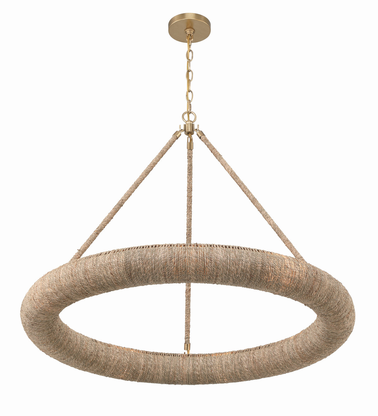 Oakley Integrated LED Soft Gold Chandelier OAK-7538-SG