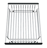 FRANKE OC2-50C 13.4-in. x 18.5-in. Stainless Steel Wire Basket for Orca 2.0 OR2X110 Sink In Stainless