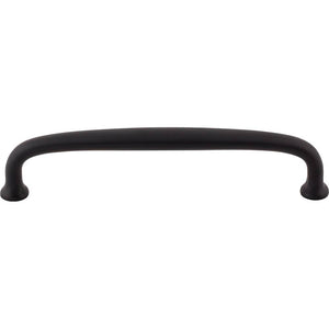 Top Knobs M1185 Charlotte Pull 6" - Flat Black