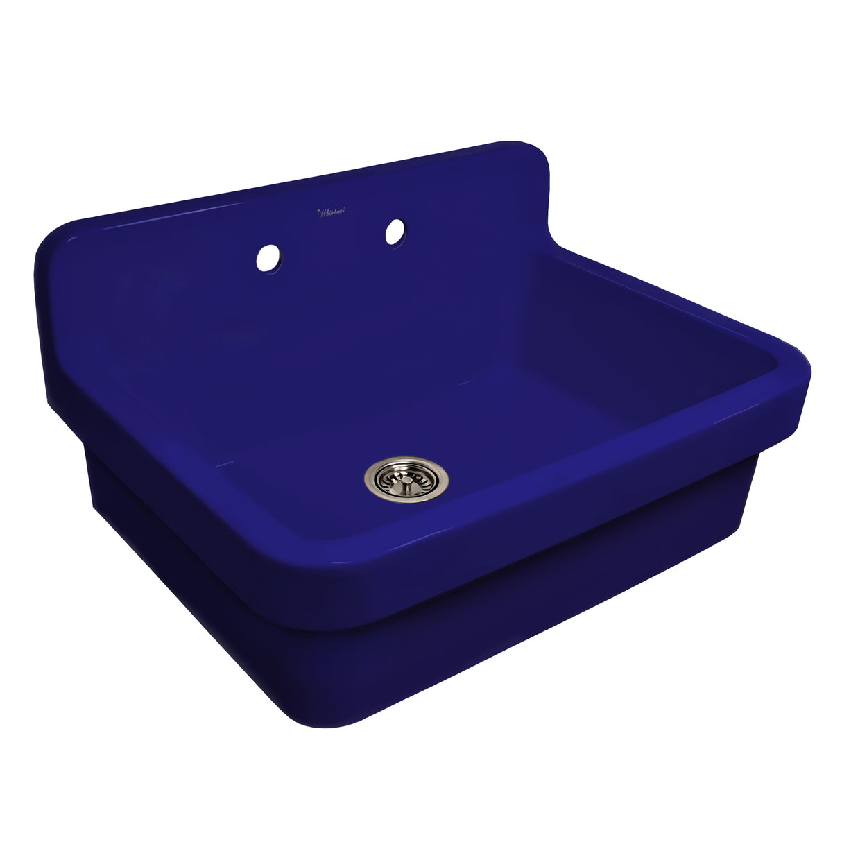 Old Fashioned Country Fireclay Utility Sink with High Backsplash