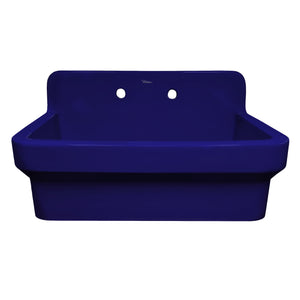 Old Fashioned Country Fireclay Utility Sink with High Backsplash