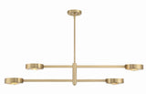 Orson 4 Light Modern Gold Chandelier ORS-734-MG