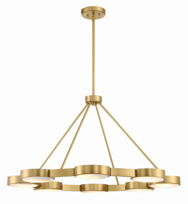 Orson 8 Light Modern Gold Chandelier ORS-738-MG