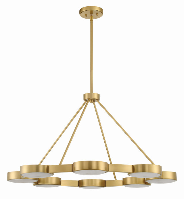 Orson 8 Light Modern Gold Chandelier ORS-738-MG
