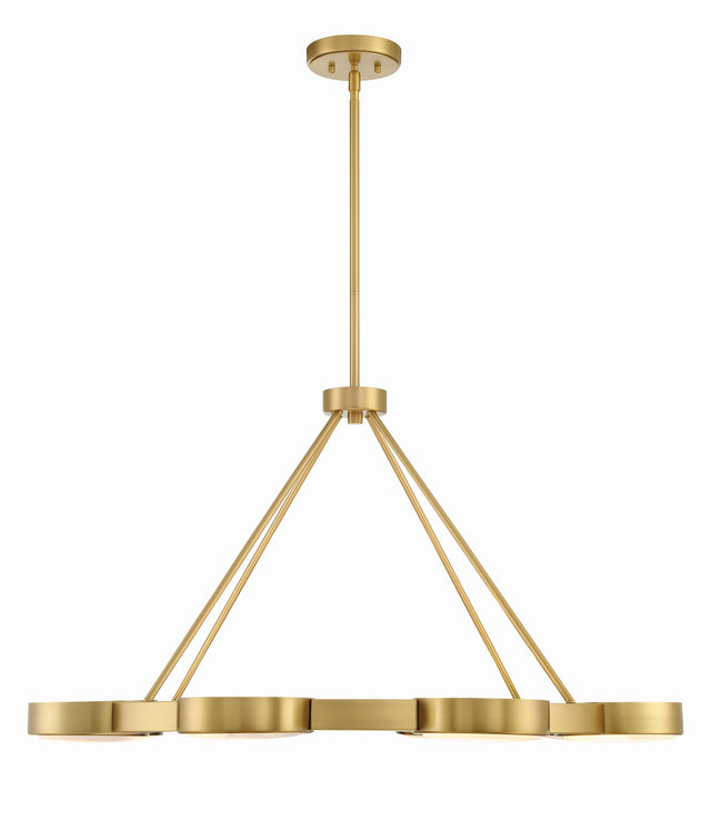 Orson 8 Light Modern Gold Chandelier ORS-738-MG