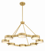 Orson 8 Light Modern Gold Chandelier ORS-738-MG