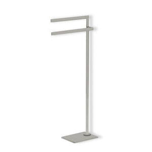Towel Stand, Satin Nickel, Free Standing