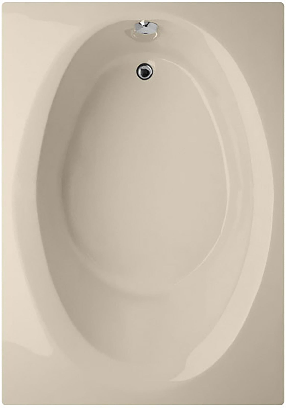 Hydro Systems OVA8442GTO-ALM OVATION 8442 GC TUB ONLY-ALMOND