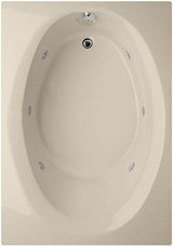 Hydro Systems OVA8442GWP-ALM OVATION 8442 GC W/WHIRLPOOL SYSTEM-ALMOND