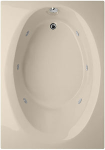 Hydro Systems OVA8442GWP-ALM OVATION 8442 GC W/WHIRLPOOL SYSTEM-ALMOND
