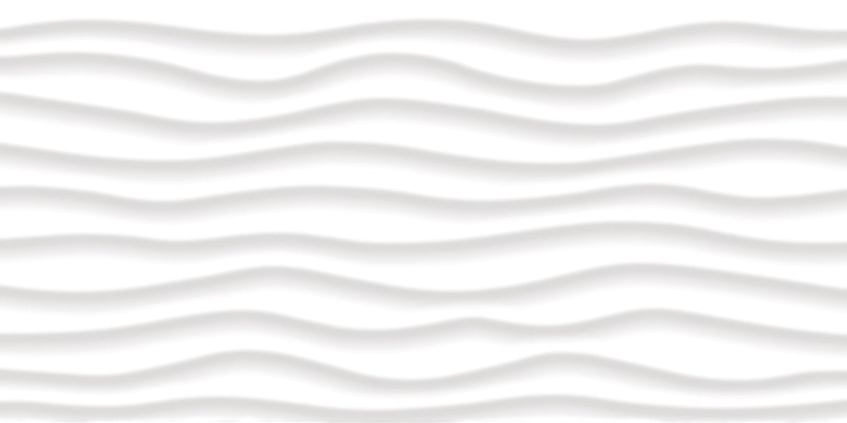 Anatolia 12X24 Linea Oblique Sculpted White Glossy Wall Tile 4000-0045-2 Linea Oblique 12x24 - premium natural stone mosaic tile from Anatolia Tile, available at PoshHaus showroom in Keene, NH