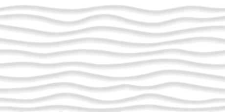 Anatolia 12X24 Linea Oblique Sculpted White Glossy Wall Tile 4000-0045-2 Linea Oblique 12x24 - premium natural stone mosaic tile from Anatolia Tile, available at PoshHaus showroom in Keene, NH