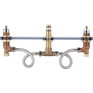 Olympia P-1131B Two Handle Roman Tub Valve Set in Chrome
