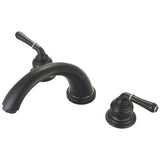 Olympia P-1131T-MZ Accent Two Handle Roman Tub Trim Set in Moroccan Bronze