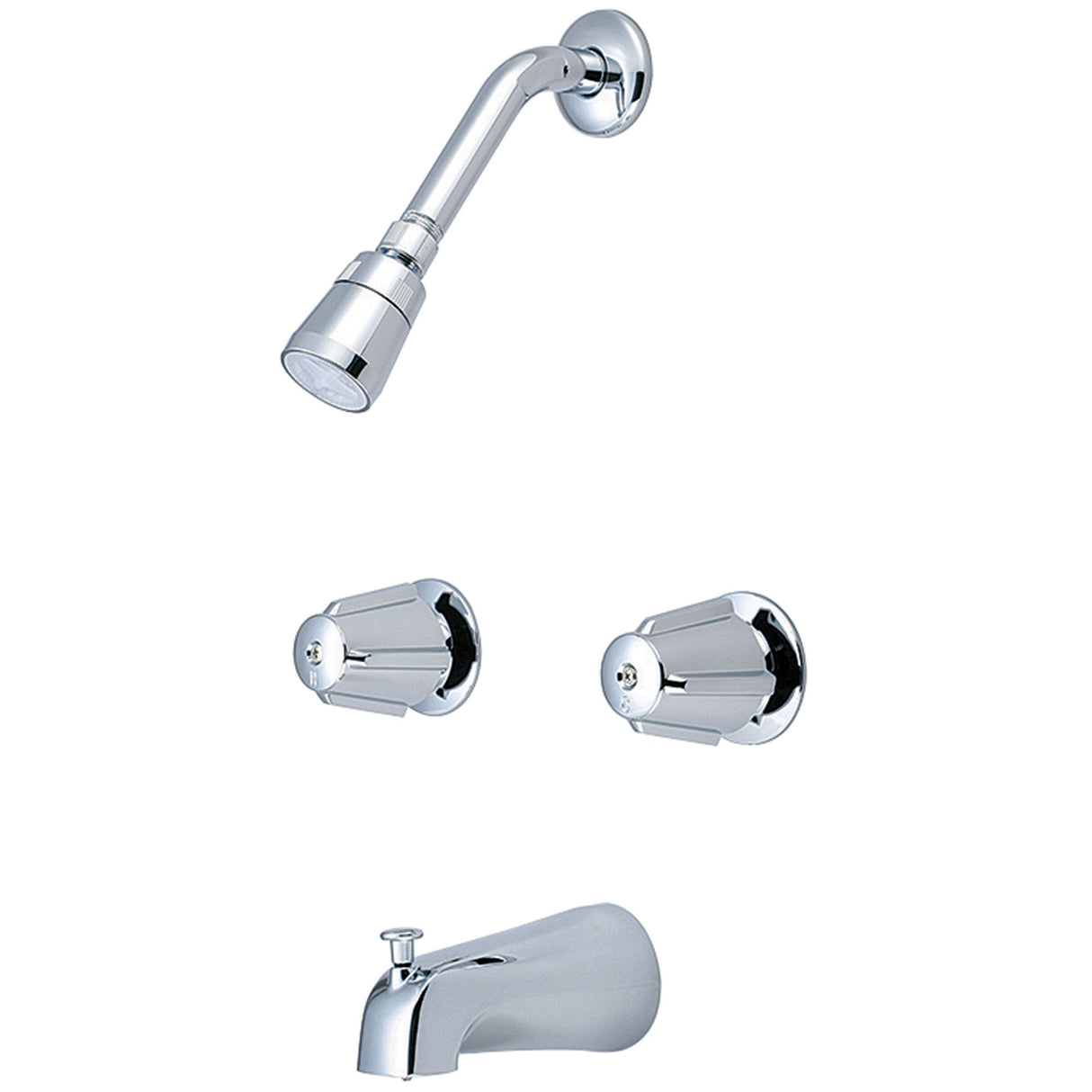 Olympia P-1210 Elite Two Handle Tub/Shower Set in Chrome
