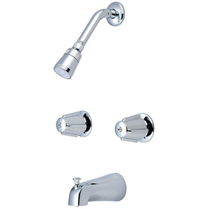 Olympia P-1210 Elite Two Handle Tub/Shower Set in Chrome