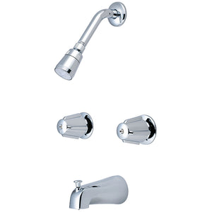 Olympia P-1210 Elite Two Handle Tub/Shower Set in Chrome