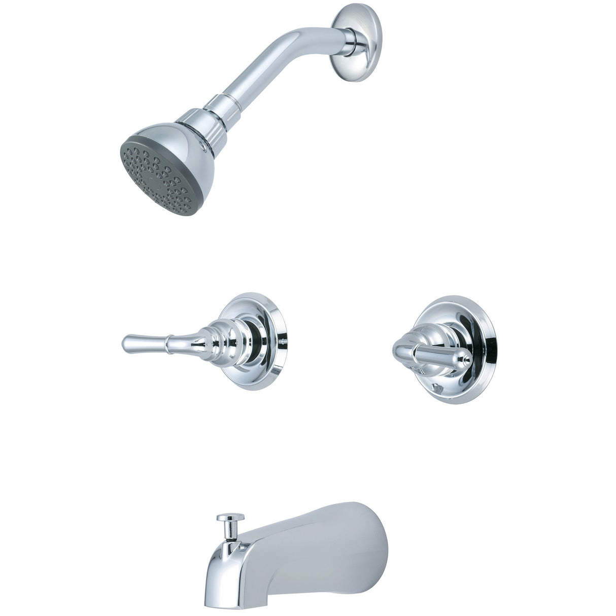 Olympia P-1230 Elite Two Handle Tub/Shower Set in Chrome