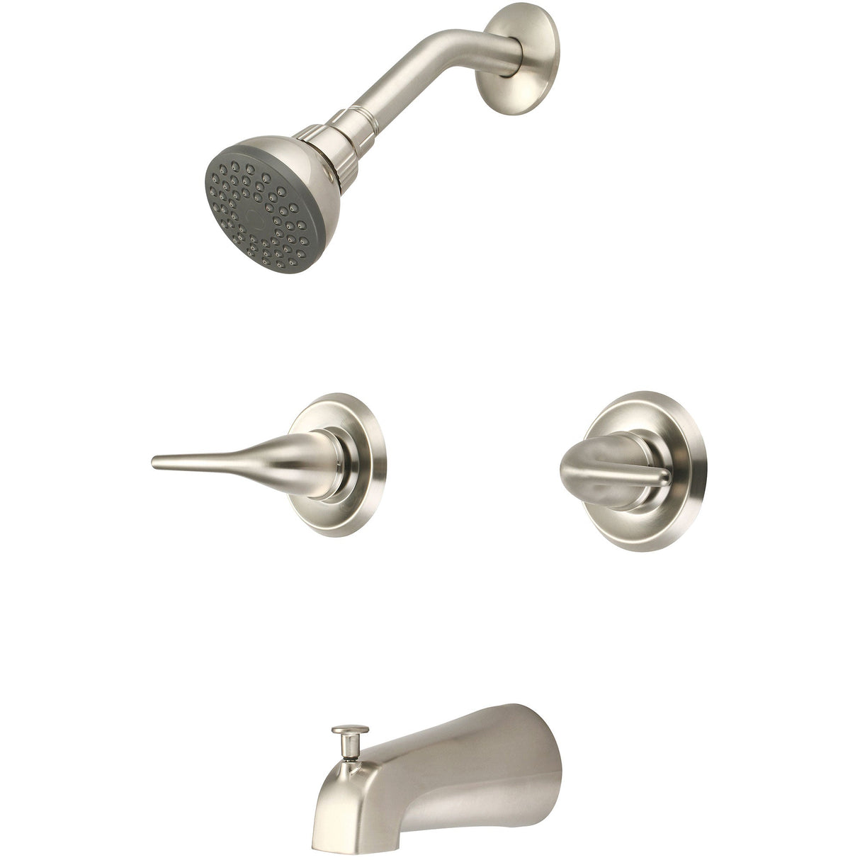 Olympia P-1250-BN Accent Two Handle Tub/Shower Set in Brushed Nickel