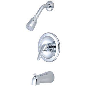 Olympia P-2000 Elite Single Handle Tub/Shower Set in Chrome