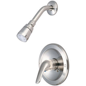 Olympia P-2002-BN Elite Single Handle Shower Set in Brushed Nickel