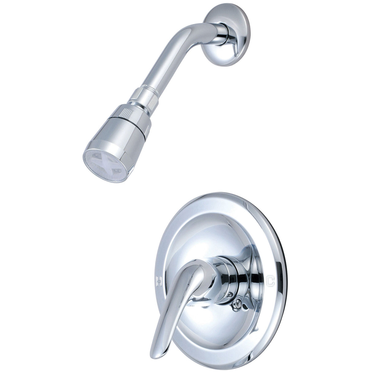 Olympia P-2002 Elite Single Handle Shower Set in Chrome