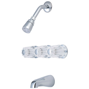 Olympia P-3220 Elite Three Handle Tub/Shower Set in Chrome