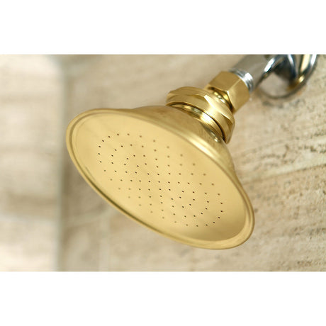 Victorian P10PB 4-13/16 Inch Brass Shower Head, Polished Brass