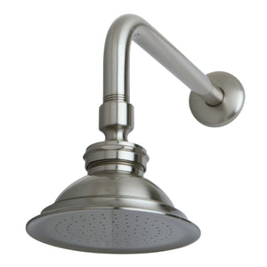 Victorian P10SNCK 4-7/8 Inch Brass Shower Head with 12-Inch Shower Arm, Brushed Nickel