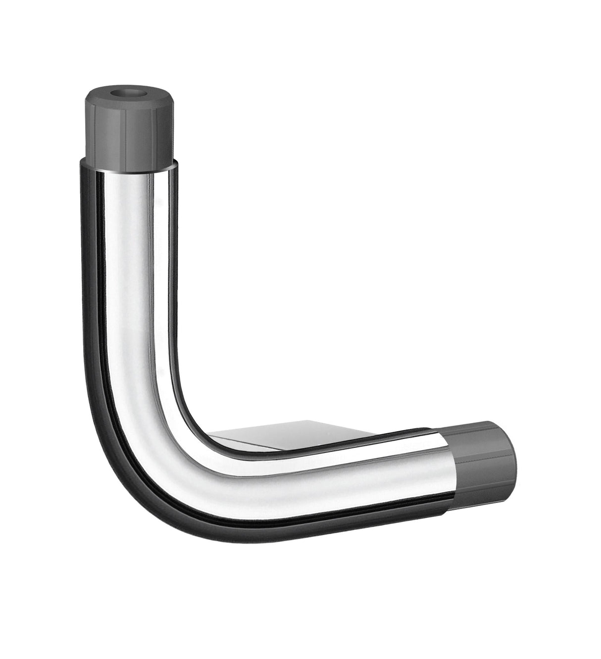 Smedbo Living Connection L-shape for Grab bar Left in Chromed