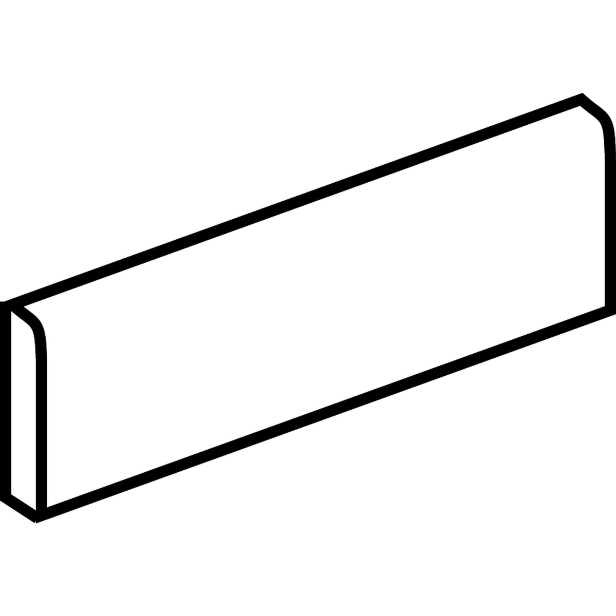 Daltile Stonehenge Ivory P43F9 Bullnose Matte Floor Tile Trim