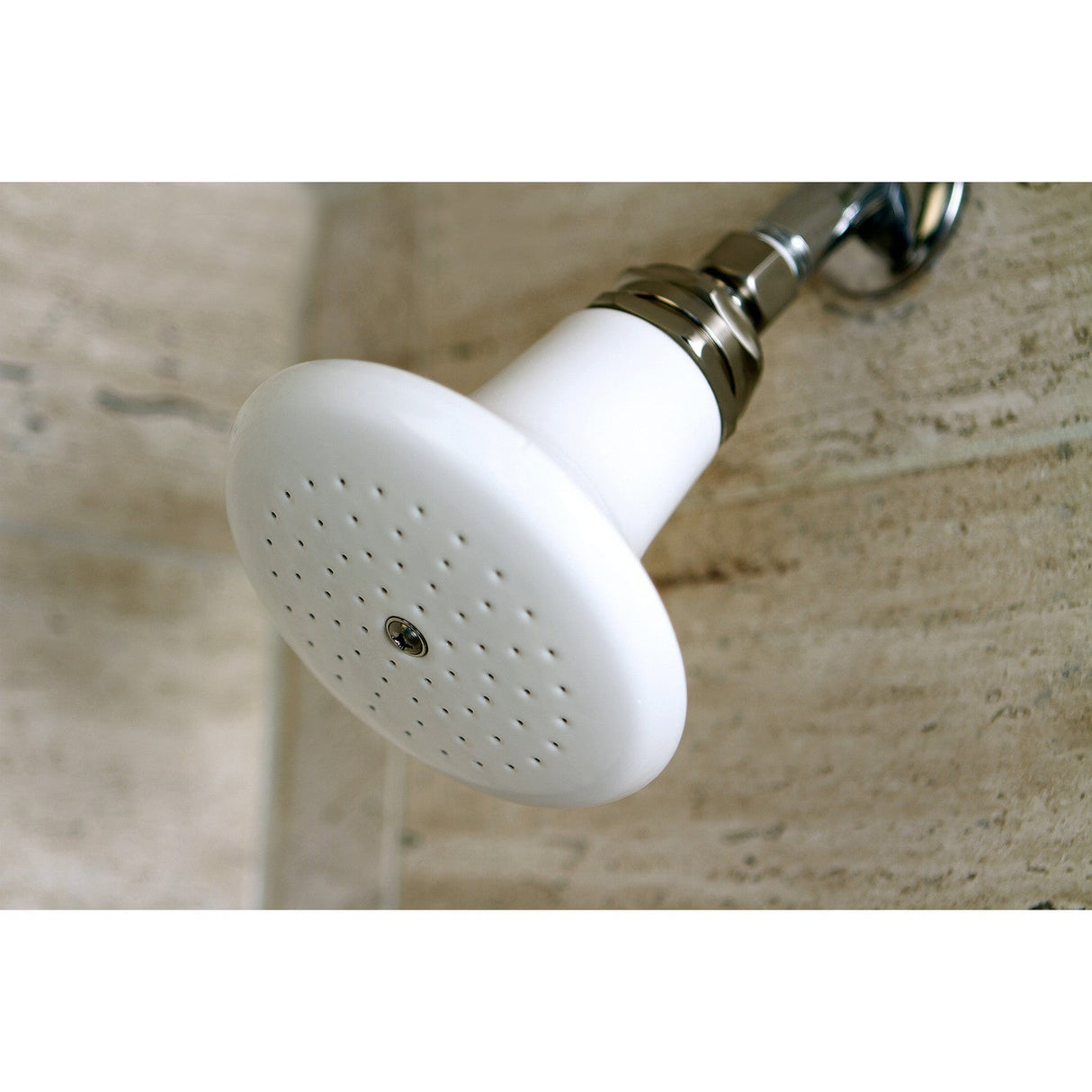 Victorian P50SN 5-1/8 Inch Ceramic Shower Head, Brushed Nickel