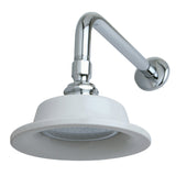 Victorian P60CK 6-1/4 Inch Ceramic Shower Head with 12-Inch Shower Arm, Polished Chrome