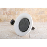 Victorian P60ORBCK 6-1/4 Inch Ceramic Shower Head with 12-Inch Shower Arm, Oil Rubbed Bronze