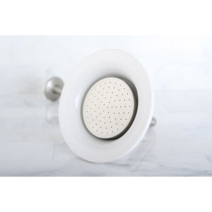 Victorian P60SNCK 6-1/4 Inch Ceramic Shower Head with 12-Inch Shower Arm, Brushed Nickel