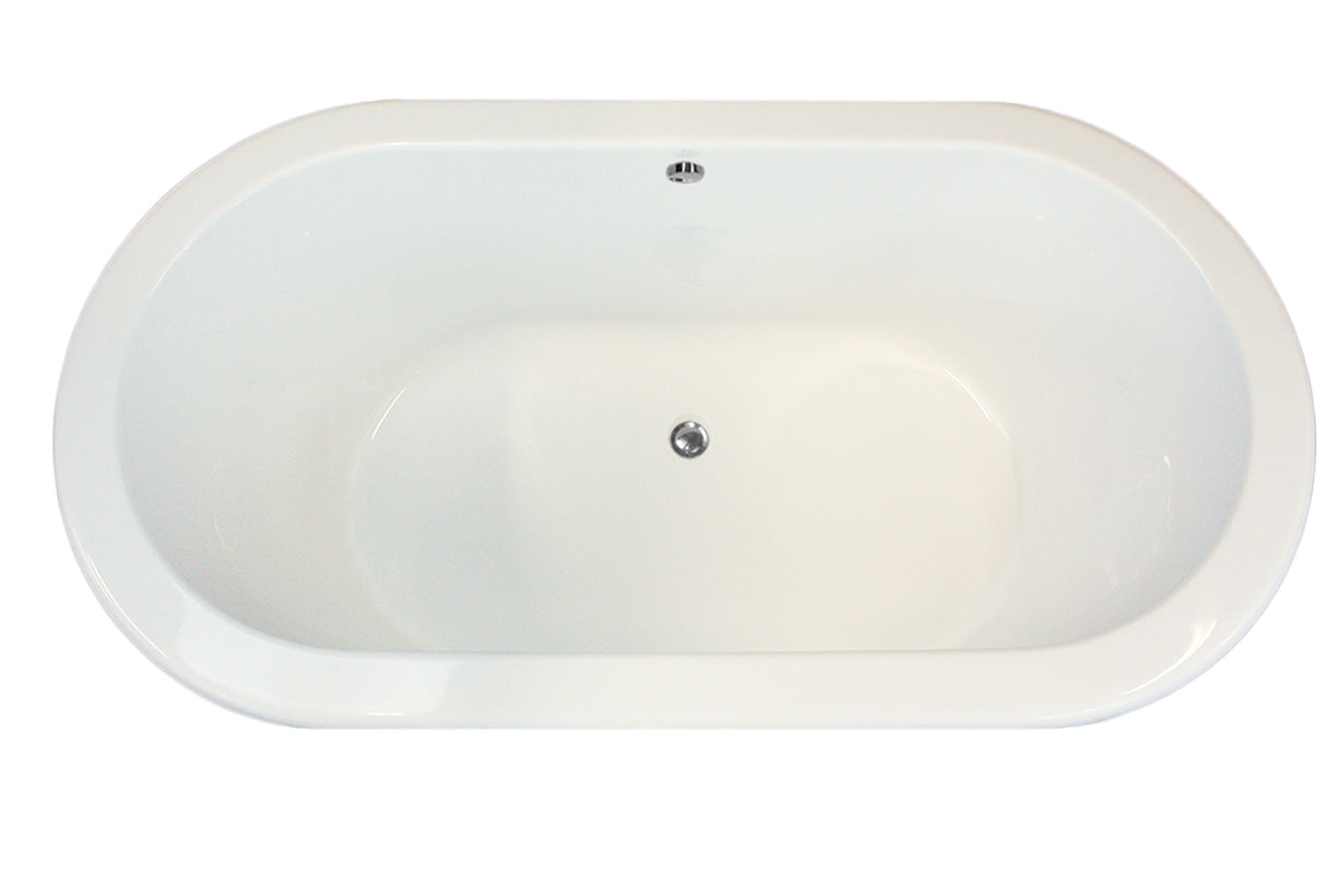 Hydro Systems PAL6636ATO-WHI PALMER 6636 AC TUB ONLY- WHITE