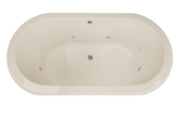 Hydro Systems PAL6636AWP-BIS PALMER 6636 AC W/WHIRLPOOL SYSTEM- BISCUIT