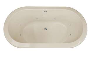 Hydro Systems PAL7036ACO-BON PALMER 7036 AC W/COMBO SYSTEM- BONE