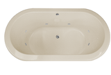 Hydro Systems PAL7036AWP-BON PALMER 7036 AC W/WHIRLPOOL SYSTEM- BONE