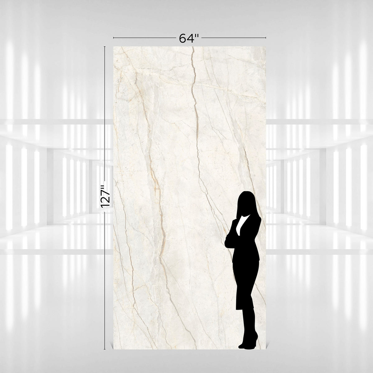 Daltile Elemental Selection Celestine Slab 127x64 Matte 12MM FC1 Porcelain Slab