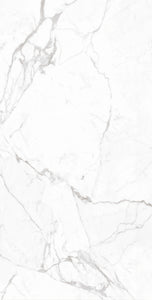 Daltile Elemental Selection Statuario Slab 63x126 Glossy 6MM FC2 Porcelain Slab CM0364127SLF21L
