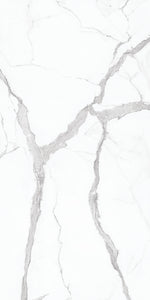 Daltile Elemental Selection Statuario Slab 63x126 Glossy 6MM Porcelain Slab CM03641276SLB1L